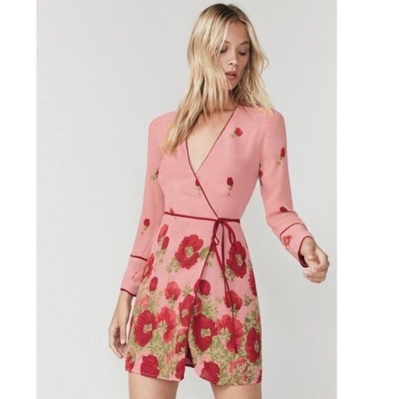 Reformation Bamboo Dress in Pink - Picture 2 of 5